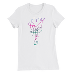 Agape Heart Women’s Slim Fit T-Shirt